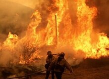 آتش‌سوزی در انبار نفت ری