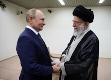 ببینید/ تصاویر دیدار ولادیمیر پوتین با رهبر انقلاب
