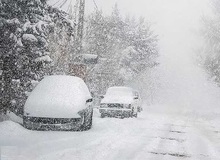بارش یک متری برف در گلابدره و ولنجک تهران