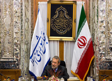 دیدار رییس مجلس با آیت‌الله میبدی

