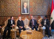 لاریجانی وارد دمشق شد