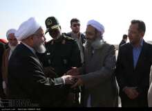 پیام دوستی روحانی در نخستین سفر استانی