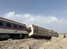 قطار مسافری تهران - کرمان دچار سانحه شد