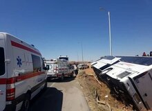 اسامی فوت شدگان واژگونی اتوبوس دانشجویان در سمنان / ۱۱ دانشجو دختر به بیمارستان منتقل شدند