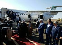 دکتر روحانی وارد سمنان شد  
