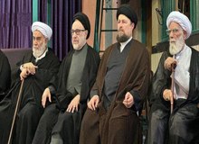  عصبانیت کیهان از  انتشار عکسهای خاتمی با رئیس قوه قضاییه، معاون رئیس جمهور و رئیس دفتر رهبری 