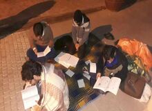 کارتن‌خوابی دانشجویان دانشگاه شیراز + تصاویر
