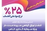 انتشار اوراق گواهی سپرده خاص برای تعدادی از شرکت‌های تولیدی از سوی بانک رفاه کارگران