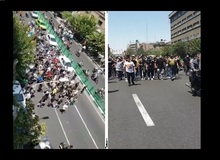 روایت خبرگزاری وابسته به صداوسیما از تجمع اعتراضی در تهران/ اندک بودند و نتوانستند عابران را جذب کنند