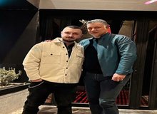 بدل زلنسکی در کنار علی دایی در تهران+عکس