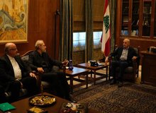 لاریجانی با رئیس مجلس لبنان دیدار کرد