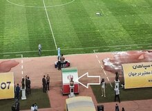 تیم  الاتحاد به خاطر تندیس قاسم سلیمانی وارد زمین نشد+عکس 