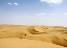 تصاویری زیبا از کویر ورزنه اصفهان