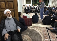 اولین شب مراسم عزاداری دهه سوم محرم در حسینیه متوسلین چهارده معصوم تهران