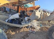 افزایش تعداد مصدومان تصادف زنجیره ای آبسرد به ۲۵ نفر؛ دو نفر فوت کردند