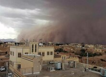 ورود توده گردوخاک به کشور / رگبار و رعد و برق در ۱۰ استان