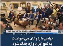ترامپ: اردوغان می‌خواست برای کمک به ایران وارد جنگ شود