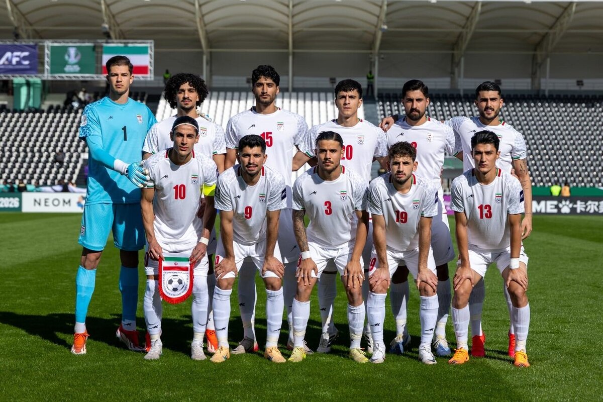 تساوی تیم ملی فوتبال امید ایران مقابل کره جنوبی