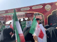 حضور عراقچی در مراسم تشییع شهدای جنگ ایران و اسرائیل +فیلم
