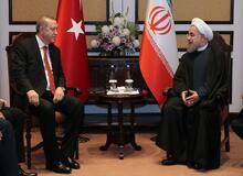 روحانی و اردوغان روابط دوجانبه و مسائل منطقه ای را مورد گفت وگو قرار دادند
