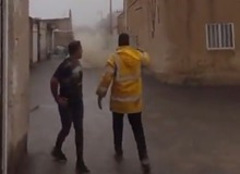 ریزش برخی از منازل در کاشان بر اثر بارندگی و جاری شدن روان آب+فیلم 