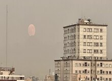 اولین عکس از ماه خونین در تهران+عکس 