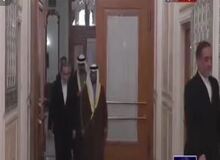  استقبال عراقچی از انور قرقاش، مشاور دیپلماتیک رئیس کشور امارات+فیلم