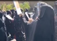  تظاهرات زنان هرات با شعار نترسید، نترسید ما همه با هم هستیم!/ FILM