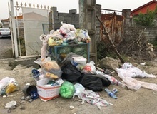 تلنبار شدن زباله‌ها در برخی مناطق آمل/ عکس