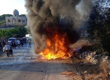 حمله پهپادی  ارتش اسرائیل به یک خودرو در جنوب لبنان