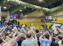 سخنرانی قالیباف و پناهیان برای صندلی های خالی در شیرودی+عکس