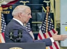 گاف عجیب جوبایدن؛ دست دادن با شخصیت خیالی  پس از پایان سخنرانی!