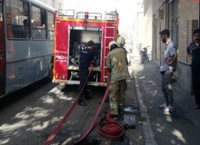 آتش سوزی در دانشگاه علوم پزشکی زرگنده تهران