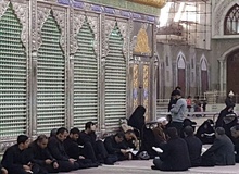 دومین شب سوگواری آیت‌الله هاشمی در حرم + تصاویر
