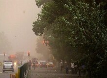 احتمال وزش باد شدید و رگبار و گرد و خاک تا دوشنبه در تهران