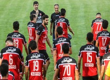 برگزاری جلسه فنی در تمرین سرخپوشان
