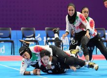 دختران کبدی ایران نایب قهرمان آسیا شدند
