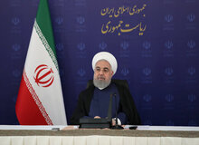 روحانی:در طول ۵ سال اخیر از جایگاه ۲۶ به جایگاه ۱۴ در صنعت دفاعی جهان رسیدیم/ 
کمتر از ۲ سال در موشک کروز دریایی از برد ۳۰۰ کیلومتر به ۱۰۰۰ کیلومتر رسیده ایم 