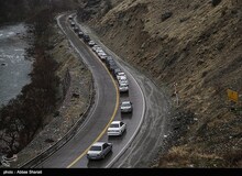 محور کرج به چالوس به مدت ۳ روز یک‌طرفه شد