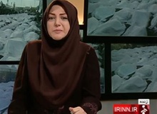بغض و گریه المیرا شریفی مقدم هنگام اعلام خبر حادثه تروریستی کرمان + فیلم
