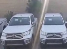 فیلم / ‏کشف بیش از ۲۰۰دستگاه ‎تویوتا هایلوکس صفر کیلومتر در شهرری