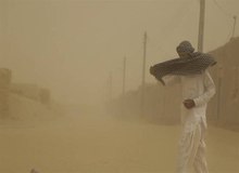 سرعت طوفان سیستان از ۱۰۰ کیلومتر در ساعت گذشت
