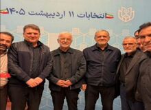 حضور پزشکیان در ستاد انتخابات کشور