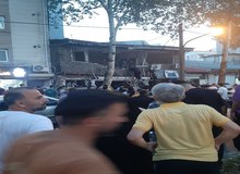  انفجار واحد تجاری در رشت+فیلم 