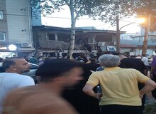  انفجار واحد تجاری در رشت+فیلم 