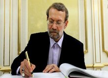 لاریجانی : مرد بزرگی چشم از این جهان فرو بست