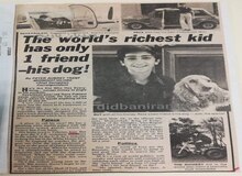 گزارش یک روزنامه انگلیسی زبان از زندگی فرزند شاه سابق وقتی ۱۸ سال داشت