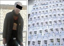 مردی که با حدود ۱۱ میلیون تومان چک پول قلابی در مشهد دستگیر شد