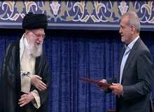 رهبر انقلاب حکم ریاست جمهوری مسعود پزشکیان را تنفیذ کردند