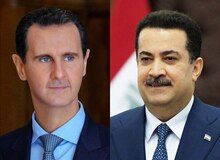 تماس تلفنی بشار اسد با نخست وزیر عراق

